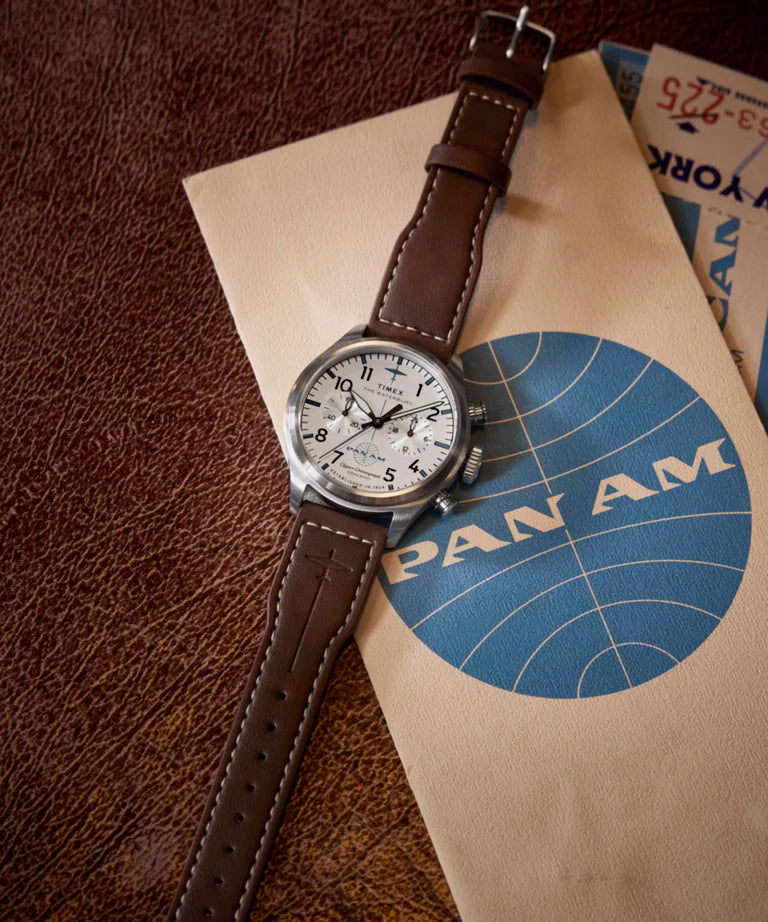 Timex x Pan Am® Waterbury Ace Chronograph