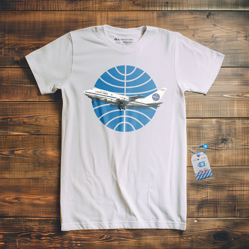 Pan Am Logo Airplane T-Shirt