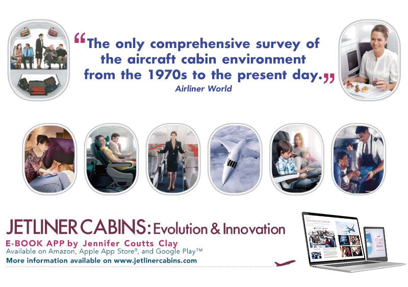 Jetliner Cabins: Evolution & Innovation E-Book App - Available on Apple, Google, Amazon