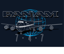Load image into Gallery viewer, Pan Am Boeing 747 Long-Sleeved T-Shirt

