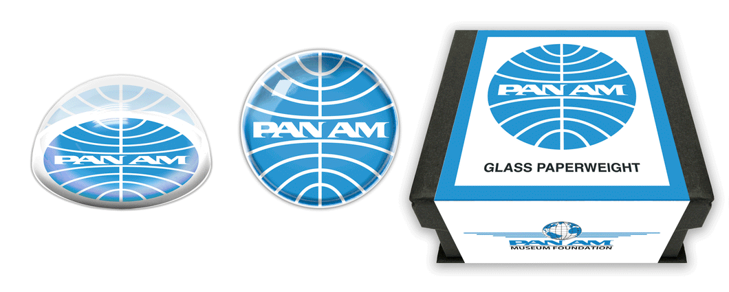 Pan Am Glass Paperweight