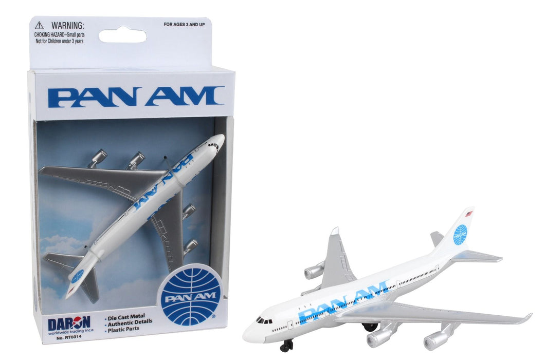 Pan Am Single Die Cast Plane