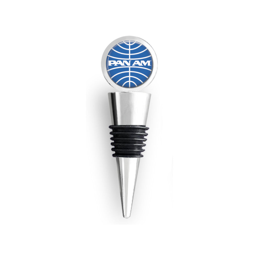 Pan Am Stainless Steel Wine Stopper